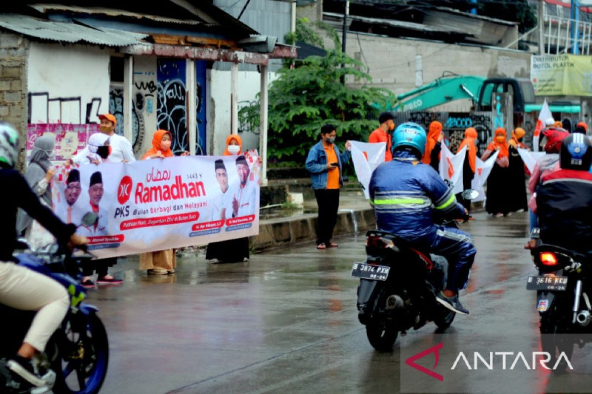 PKS Kota Bekasi gelar aksi pawai sambut bulan Ramadhan