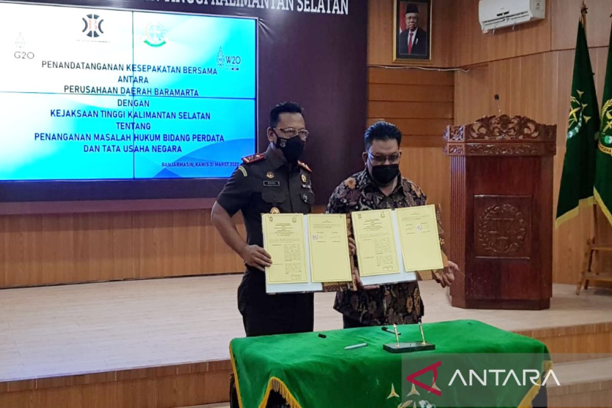 Bidang Datun Kejati Kalsel beri pendampingan PD Baramarta