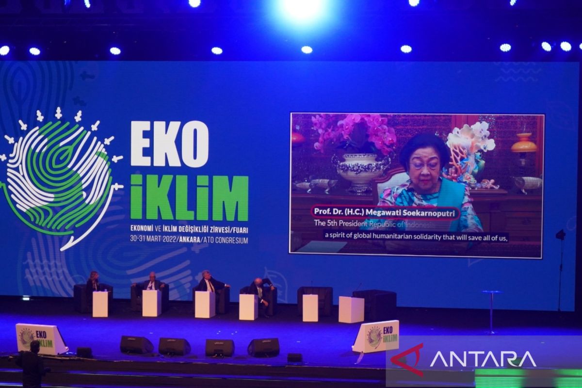 Megawati angkat kearifan lokal Indonesia di forum iklim Turki