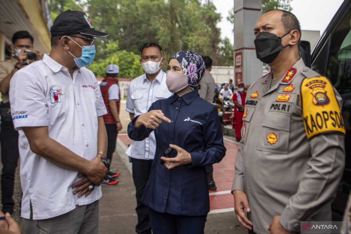 Direksi Pertamina tinjau serentak kondisi pasokan dan pelayanan BBM