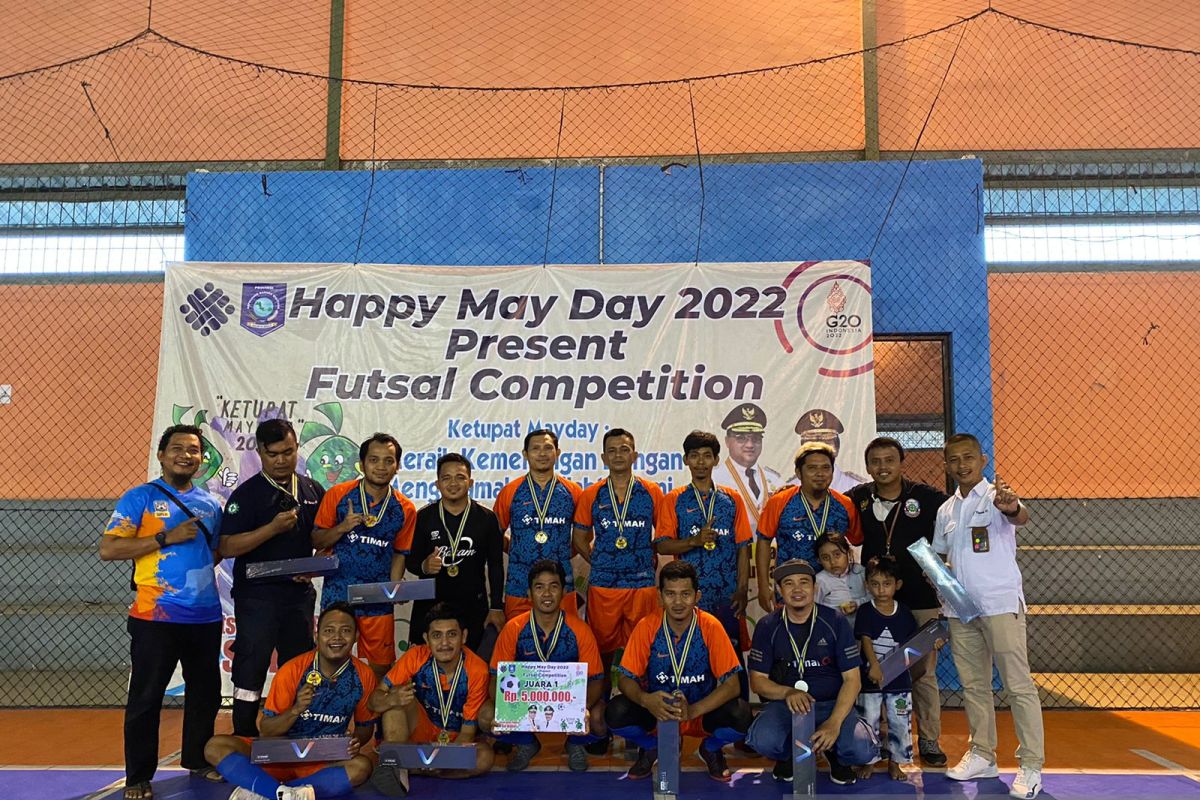 Tim Futsal PT Timah juarai liga pekerja se-Babel