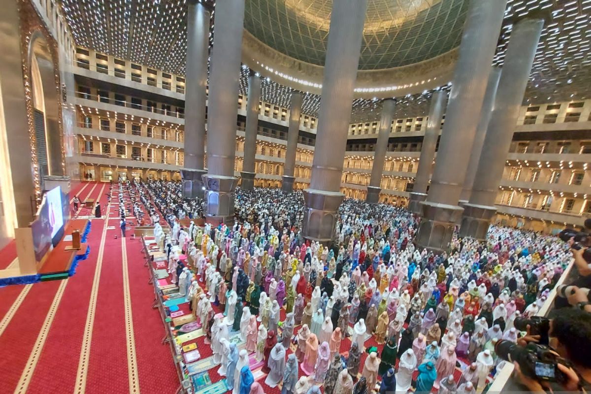Kapasitas Masjid Istiqlal dibatasi hanya 100 ribu orang