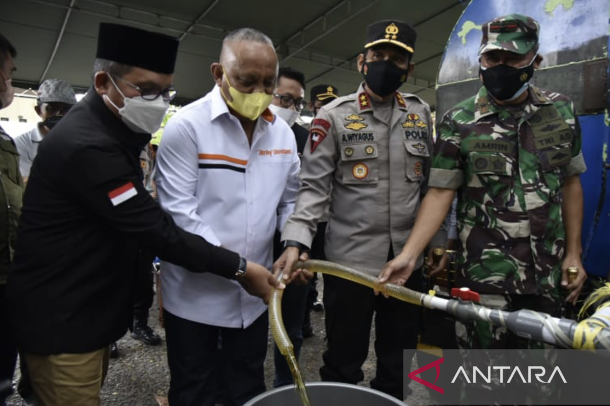 Distribusi minyak goreng curah di Provinsi Gorontalo capai 59.705 liter