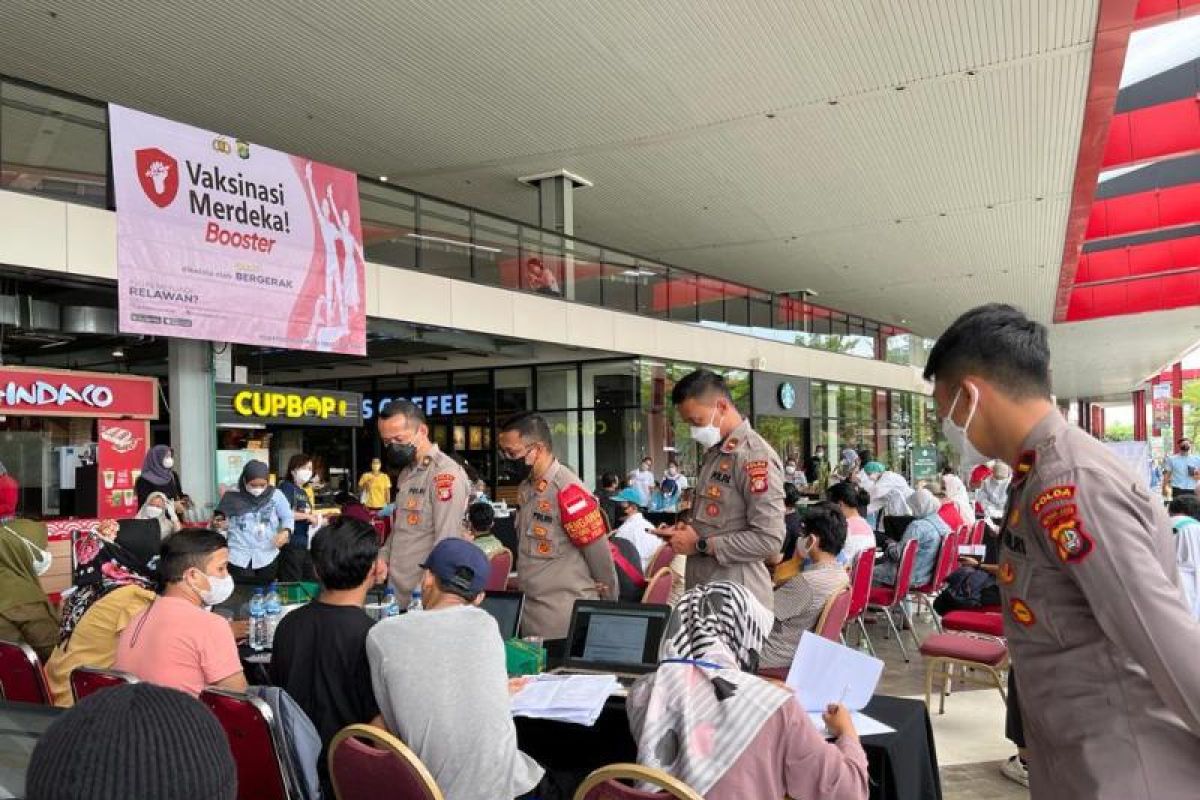 Layanan vaksinasi penguat oleh Polda Metro Jaya jangkau 50.129 warga