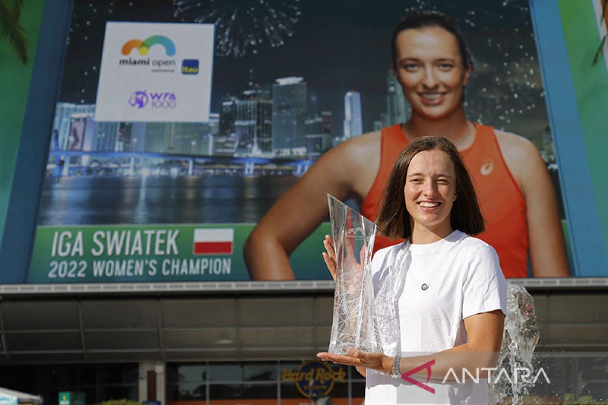 Swiatek dan Sabalenka masuk dalam daftar teratas Miami Open