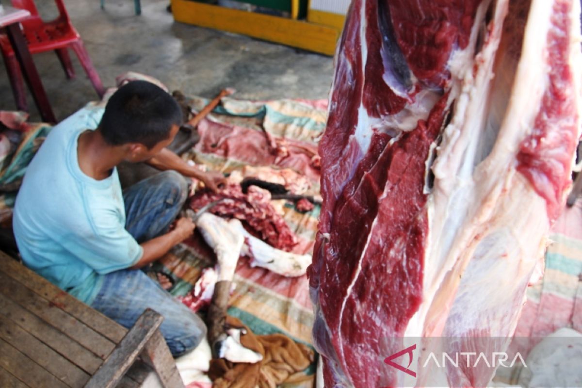 Pemkab Aceh Barat pastikan stok daging segar aman selama bulan Ramadhan