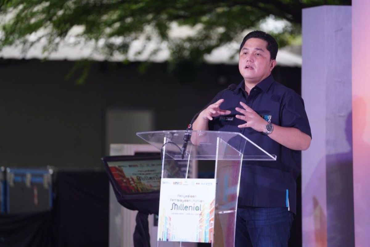 Erick Thohir: BTN kolaborasi BUMN lain solusi kebutuhan hunian milenial