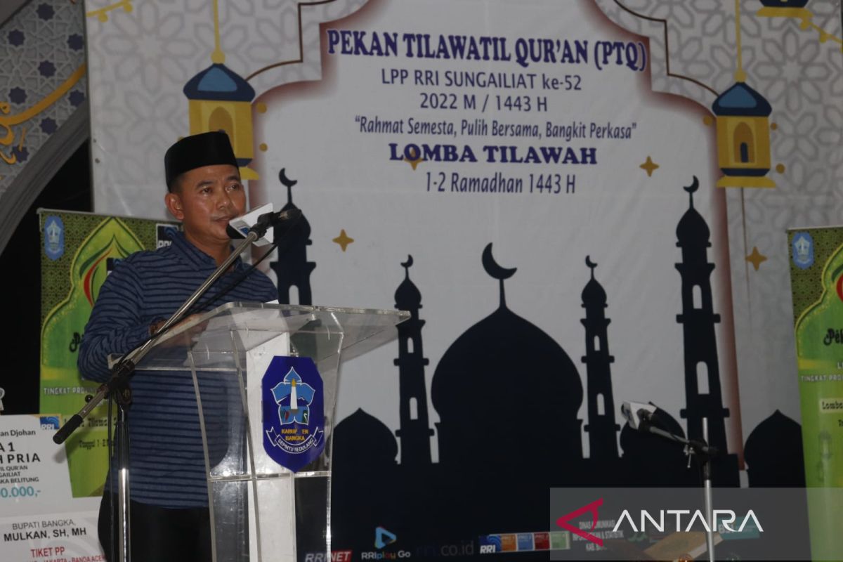 Pekan Tilawatil Quran LPP RRI akan digelar di Sungailiat