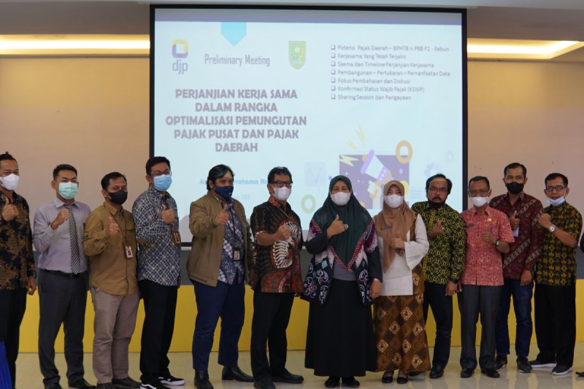 DJP Riau dan Pemkab Inhu bahas kerjasama optimalisasi pungutan pajak pusat dan daerah