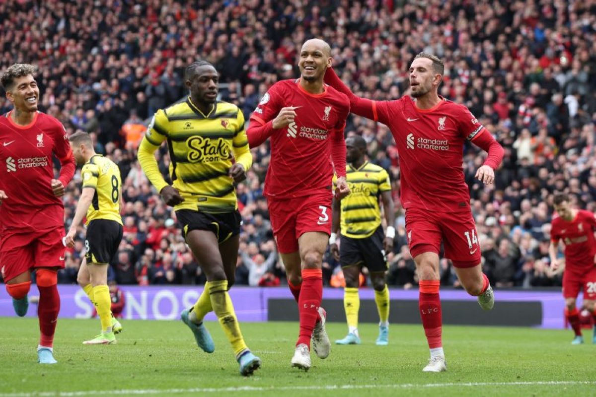 Liga Inggris-Liverpool kalahkan Watford 2-0