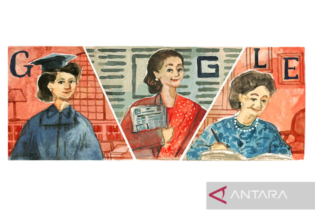 Google Doodle hadirkan sosok jurnalis Siti Latifah Herawati Diah