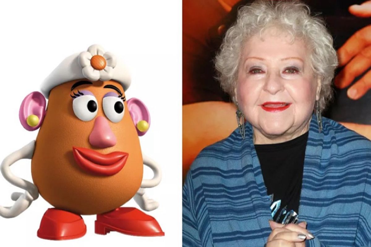 Pengisi suara karakter Mrs. Potato Head dalam film animasi Toy Story meninggal dunia