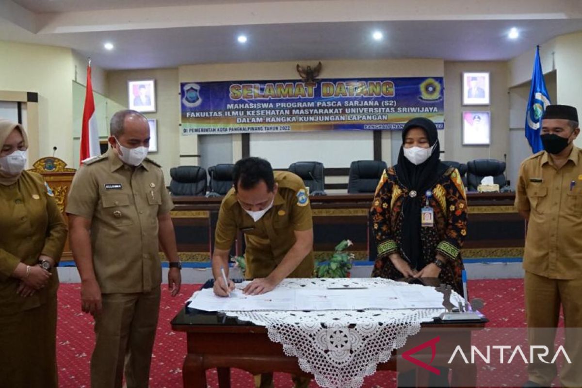 Meningkatkan Kualitas SDM PNS, Pemkot Pangkalpinang Jalin Kerjasama Dengan Universitas Sriwijaya