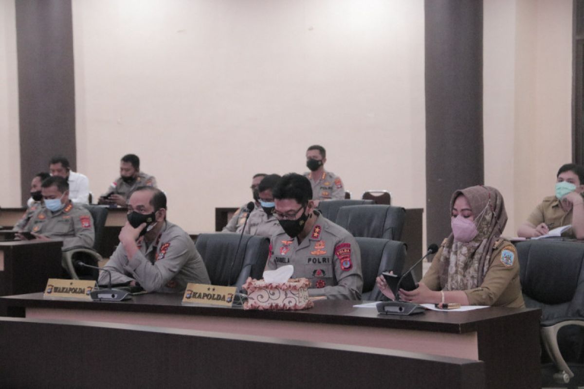 Kapolda Kaltara ikuti vicon bersama Kapolri, pantau dan kawal ketersediaan minyak goreng
