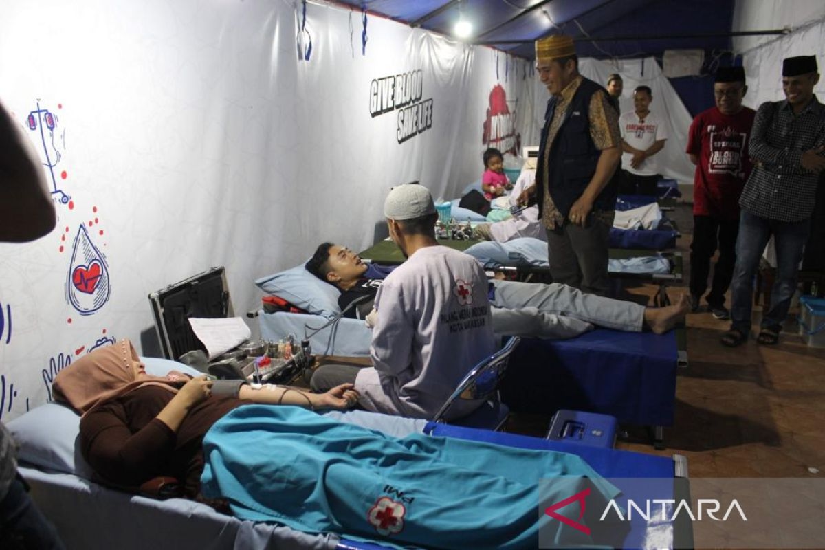 PMI Makassar kembali buka gerai donor di masjid selama Ramadhan