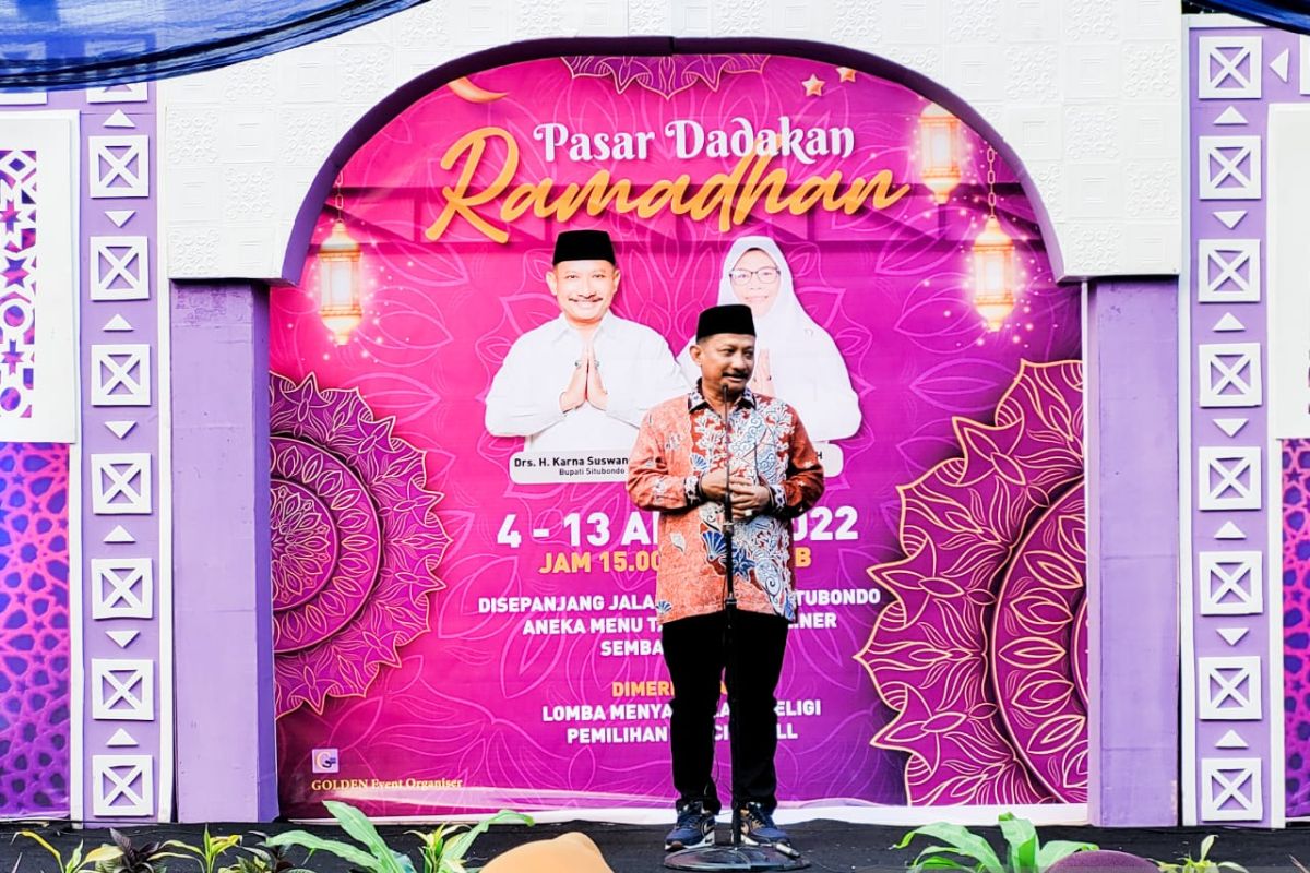 Pasar Dadakan Ramadhan Situbondo jadi mmomentum bangkitkan ekonomi masyarakat