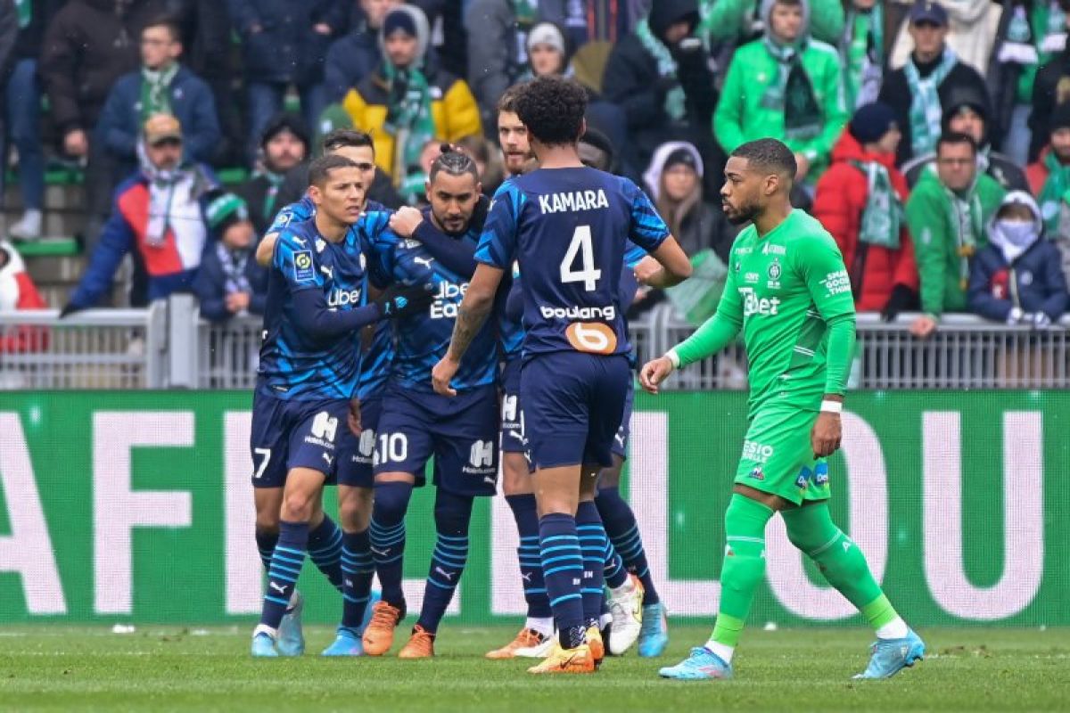 Liga Prancis-Marseille kembali ke posisi kedua