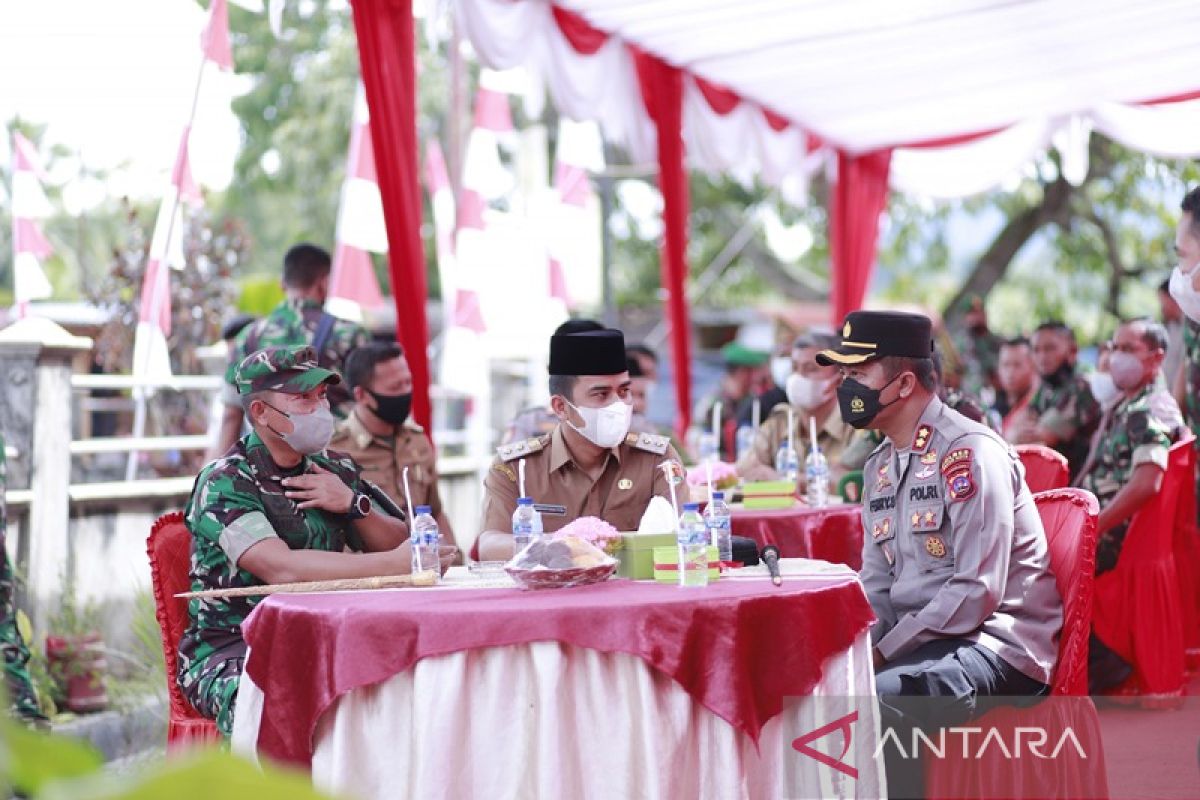 Wawako Solok hadiri pencanangan kampung pancasila binaan Kodim 0309/Solok