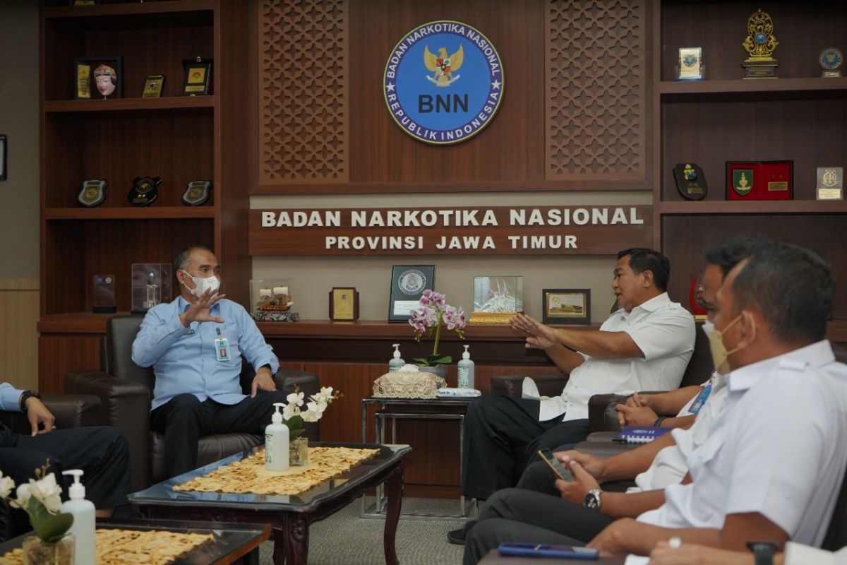 Kemenkumham dan BNNP Jatim kolaborasi tangani narkoba di lapas
