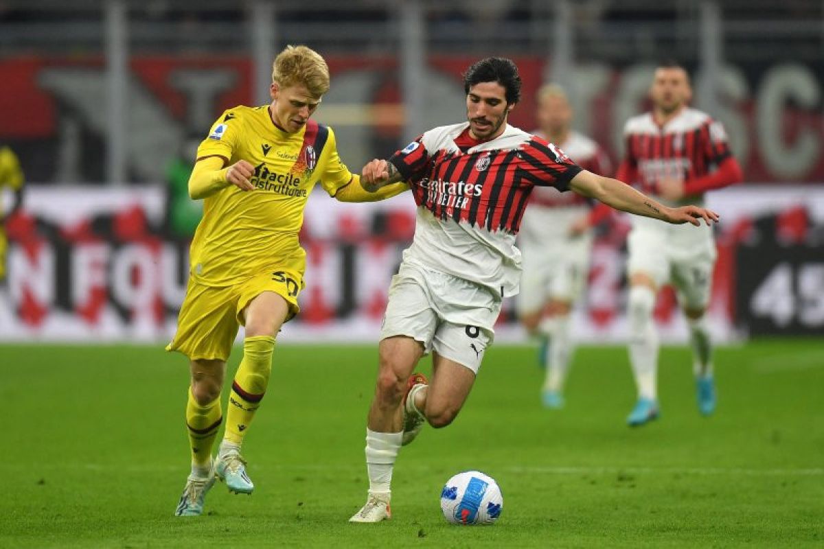 Milan ditahan imbang 0-0 lawan Bologna di San Siro