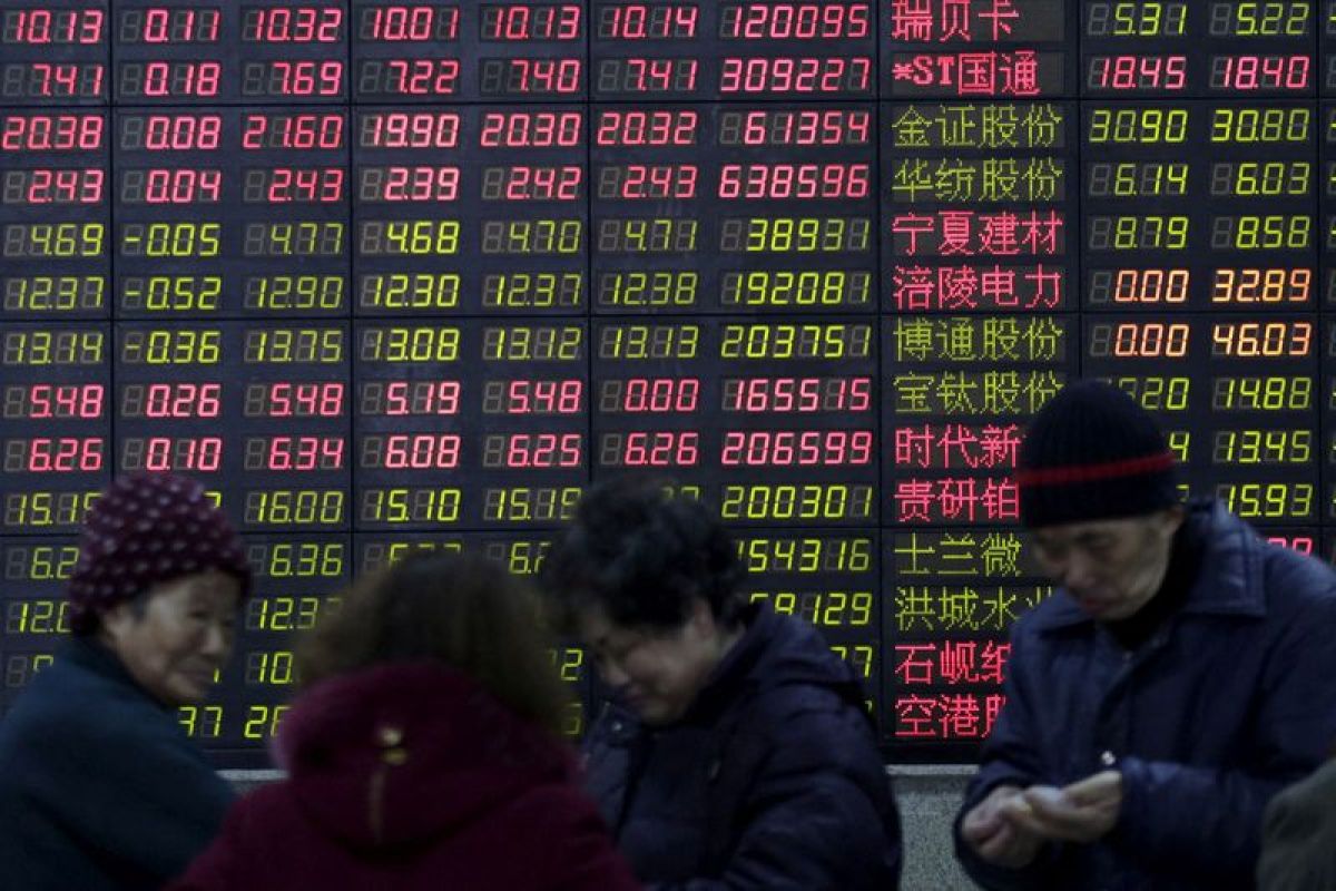 Saham China dibuka lebih rendah, indeks Shanghai terkikis 0,38 persen