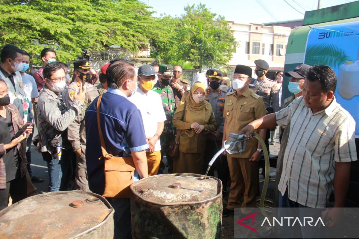 Pemkab Bengkulu Tengah terima tambahan delapan ton minyak goreng curah