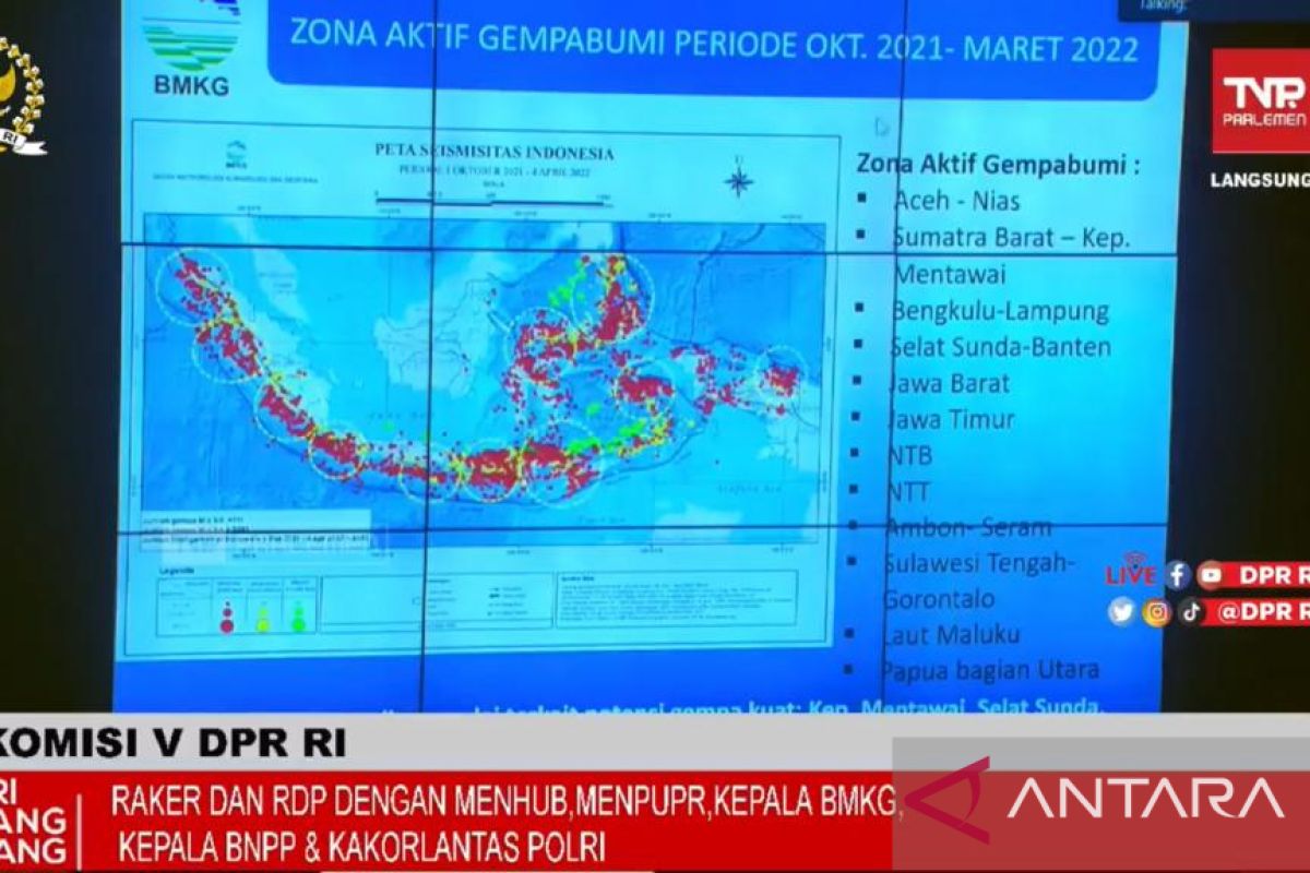 BMKG minta masyarakat waspadai zona aktif gempa pemicu tsunami, termasuk Lampung