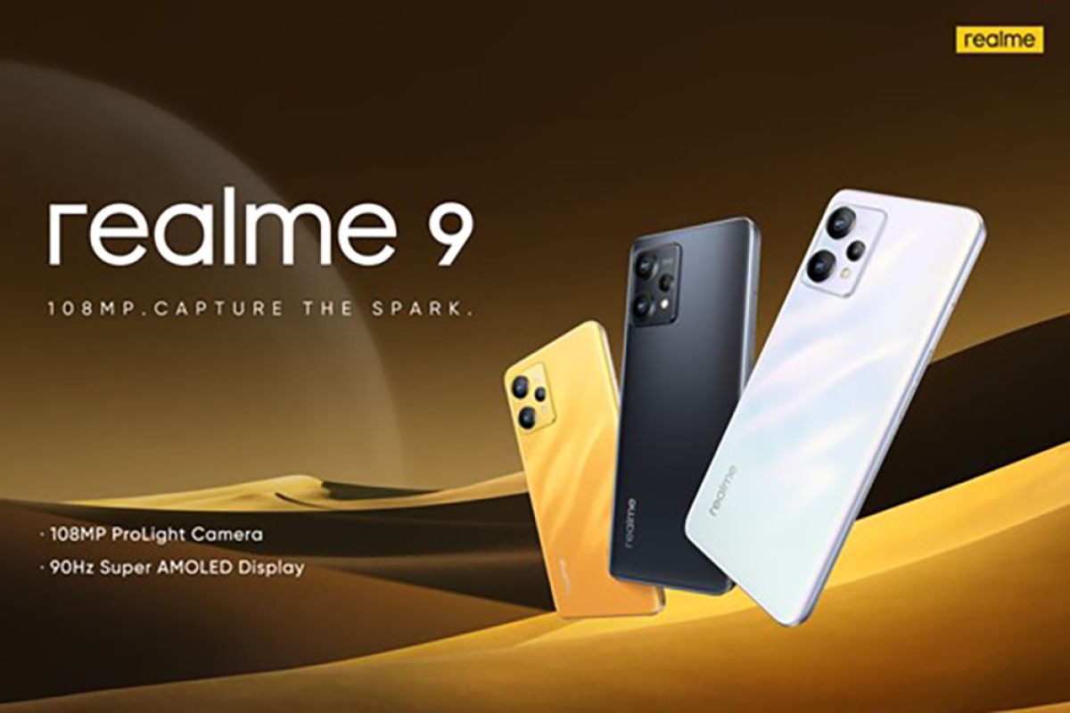 Intip spesifikasi Realme 9 4G, hadir di Indonesia 14 April 2022