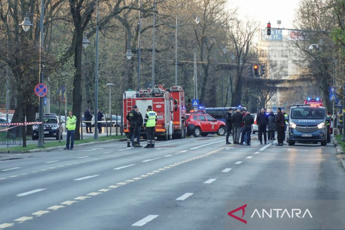 Sopir tewas usai tabrak gerbang kedubes Rusia di Romania