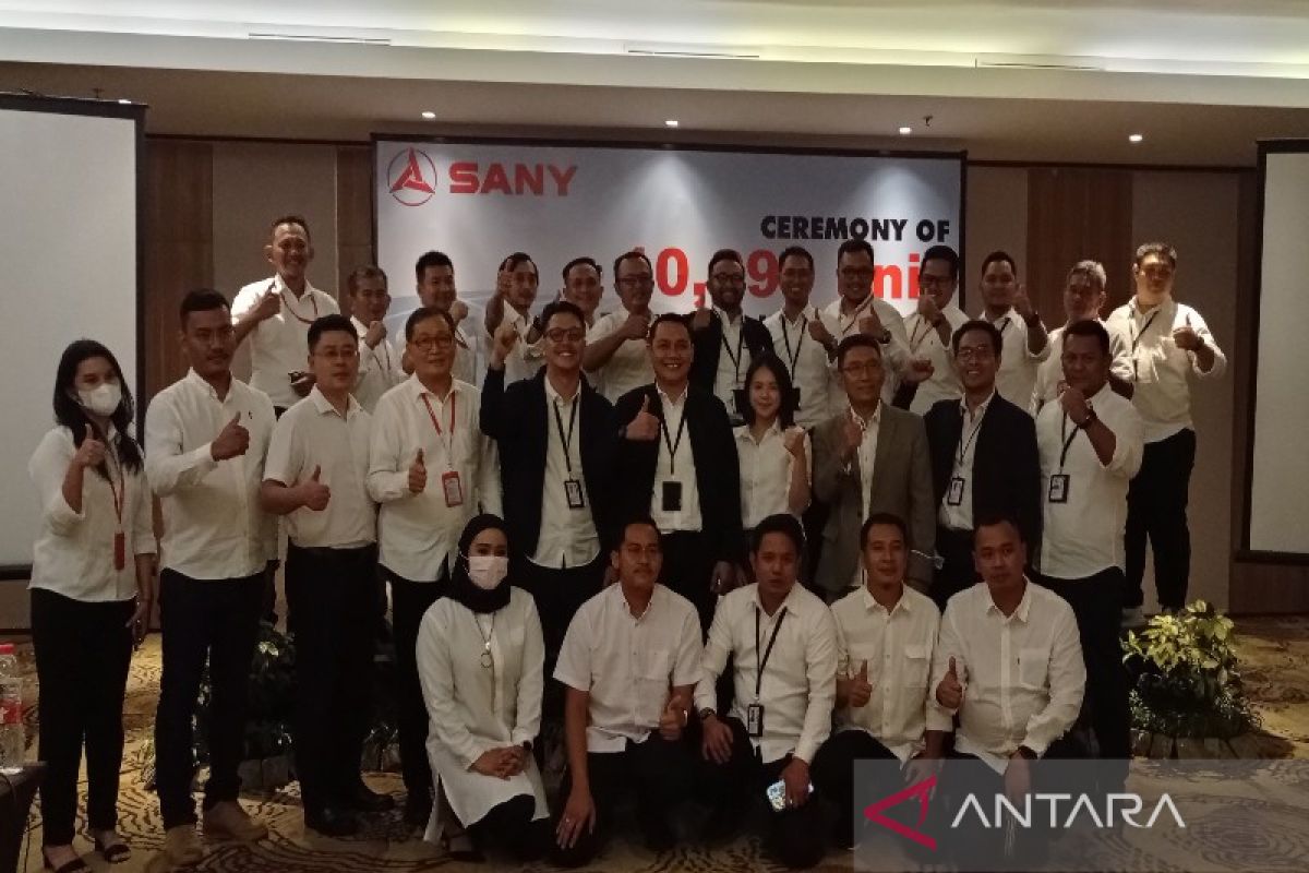 Penjualan SANY Excavator capai 1.486 unit dampak membaiknya perekonomian