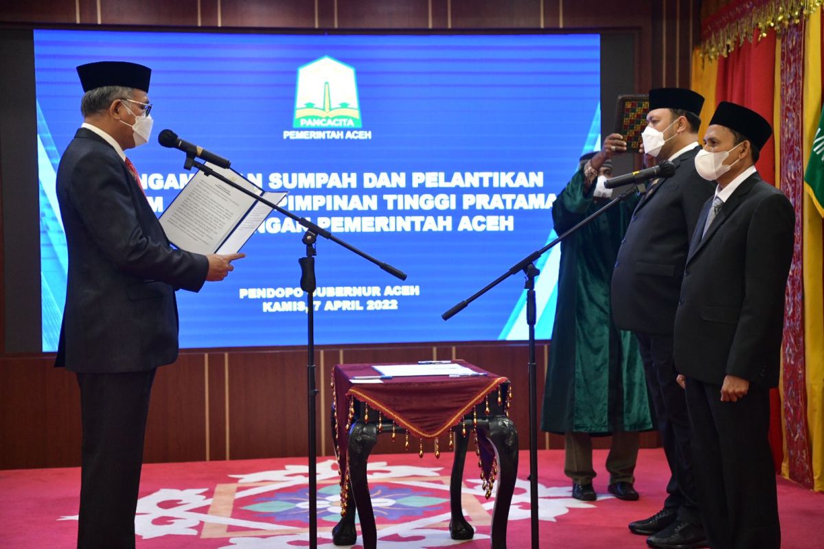 Ini dua pejabat baru di lingkungan Pemerintah Aceh