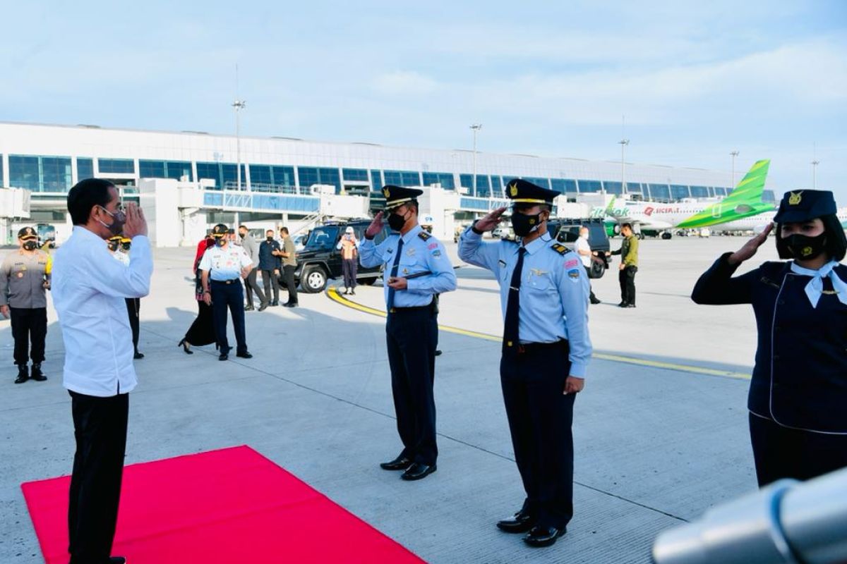 Presiden Joko Widodo lakukan kunjungan kerja ke Jambi