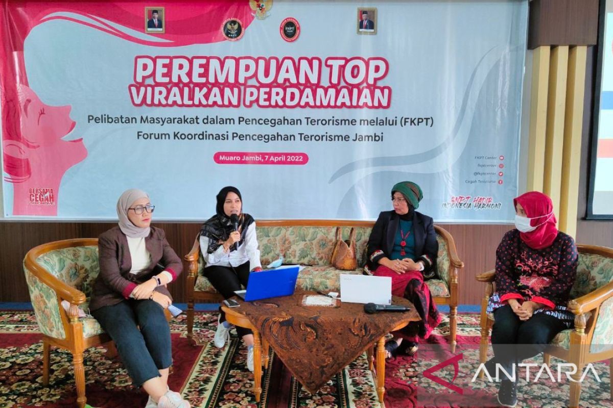 BNPT-FKPT Jambi ajak perempuan viralkan perdamaian dan cakap bermedia sosial