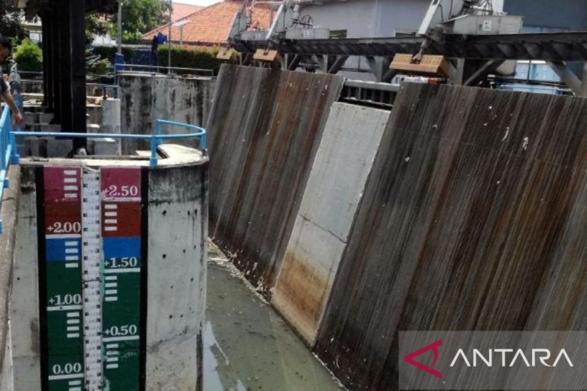 Pintu Air Pasar Ikan Siaga 2, sembilan kelurahan kemungkinan terdampak