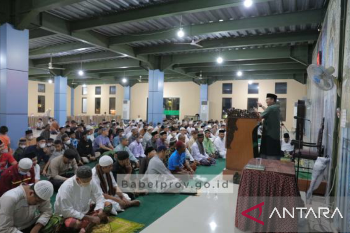 Gubernur Erzaldi ajak masyarakat introspeksi diri selama bulan suci Ramadan