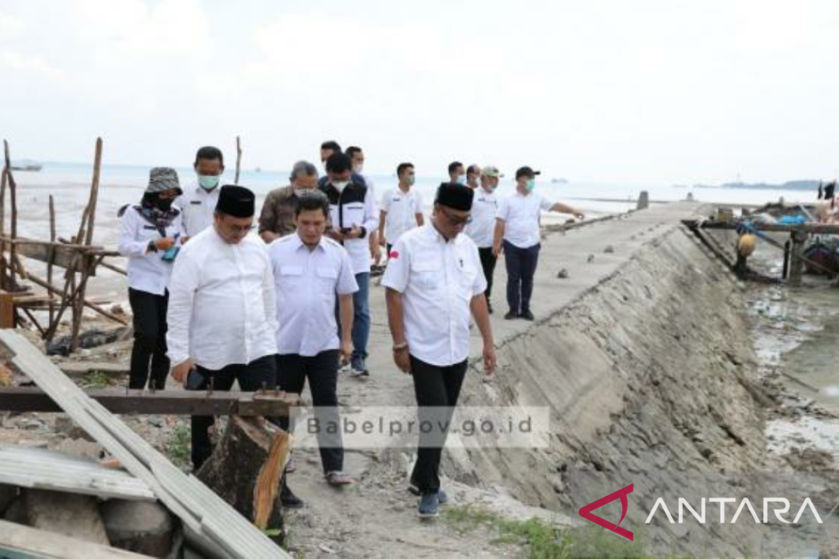 Proyek kolam retensi Muntok terus dilanjutkan tahun ini