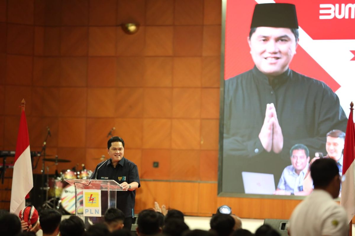 Ini Dukungan Erick Thohir Untuk Transisi Energi PLN - ANTARA News Aceh