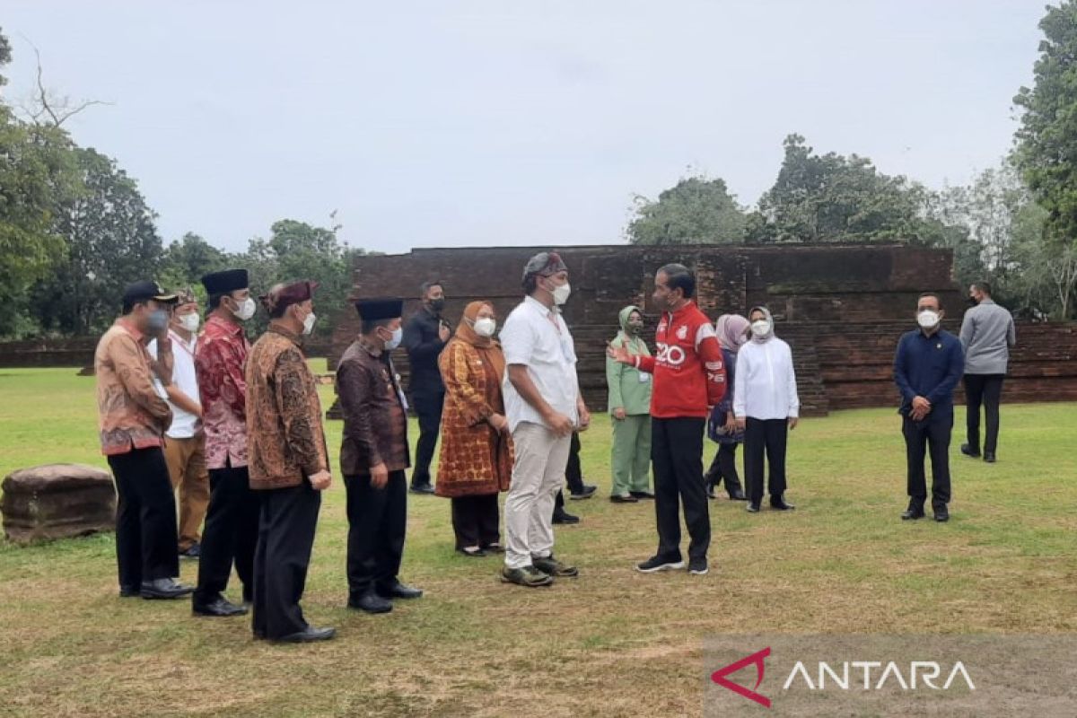 Presiden sebut percandian Muara Jambi dulunya juga pusat pendidikan kedokteran dan obat-obatan