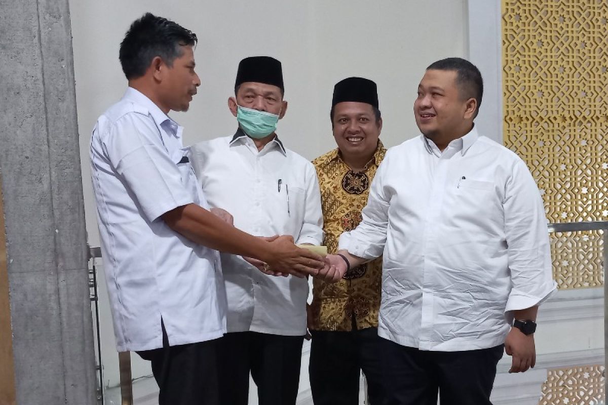 Melalui zakat mal, Syahrul Pasaribu bantu pembangunan tiga masjid di Tapsel