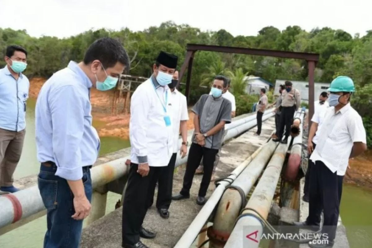 PDAM Tirta Kepri perbaiki kerusakan pompa penyedot air di IPA Bintan