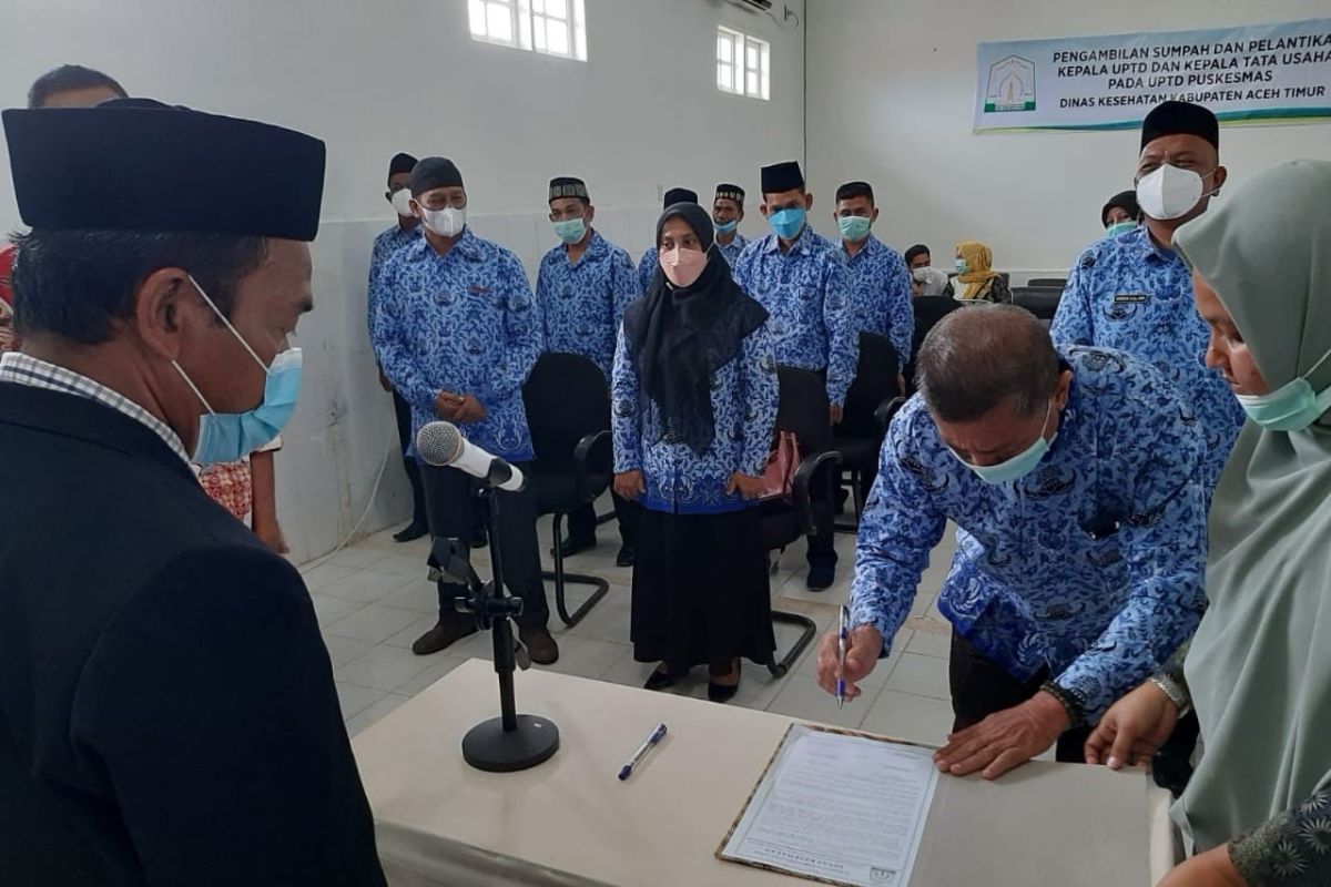 14 kepala puskesmas di Aceh Timur serentak di ganti, ada apa?