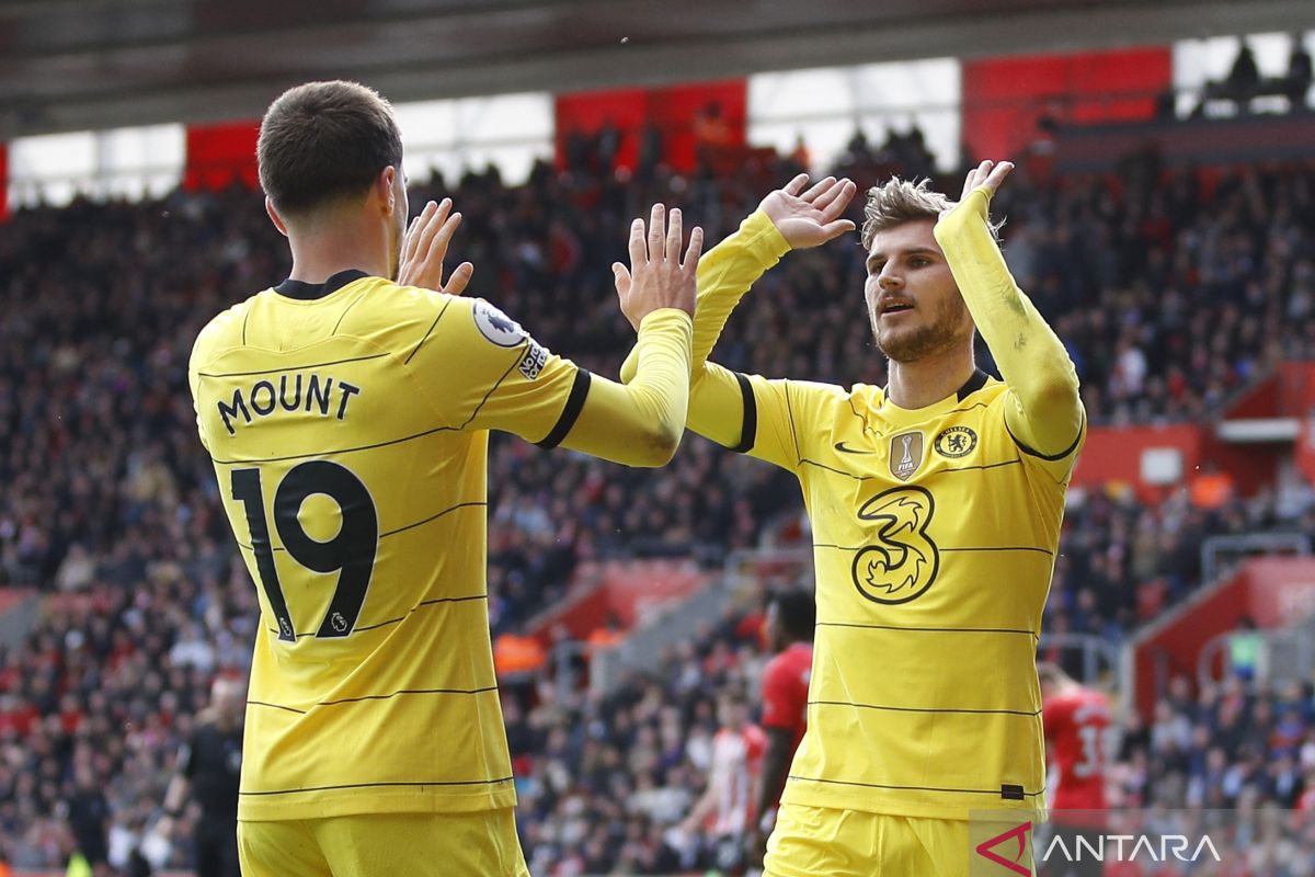 Chelsea gulung Southampton 6-0