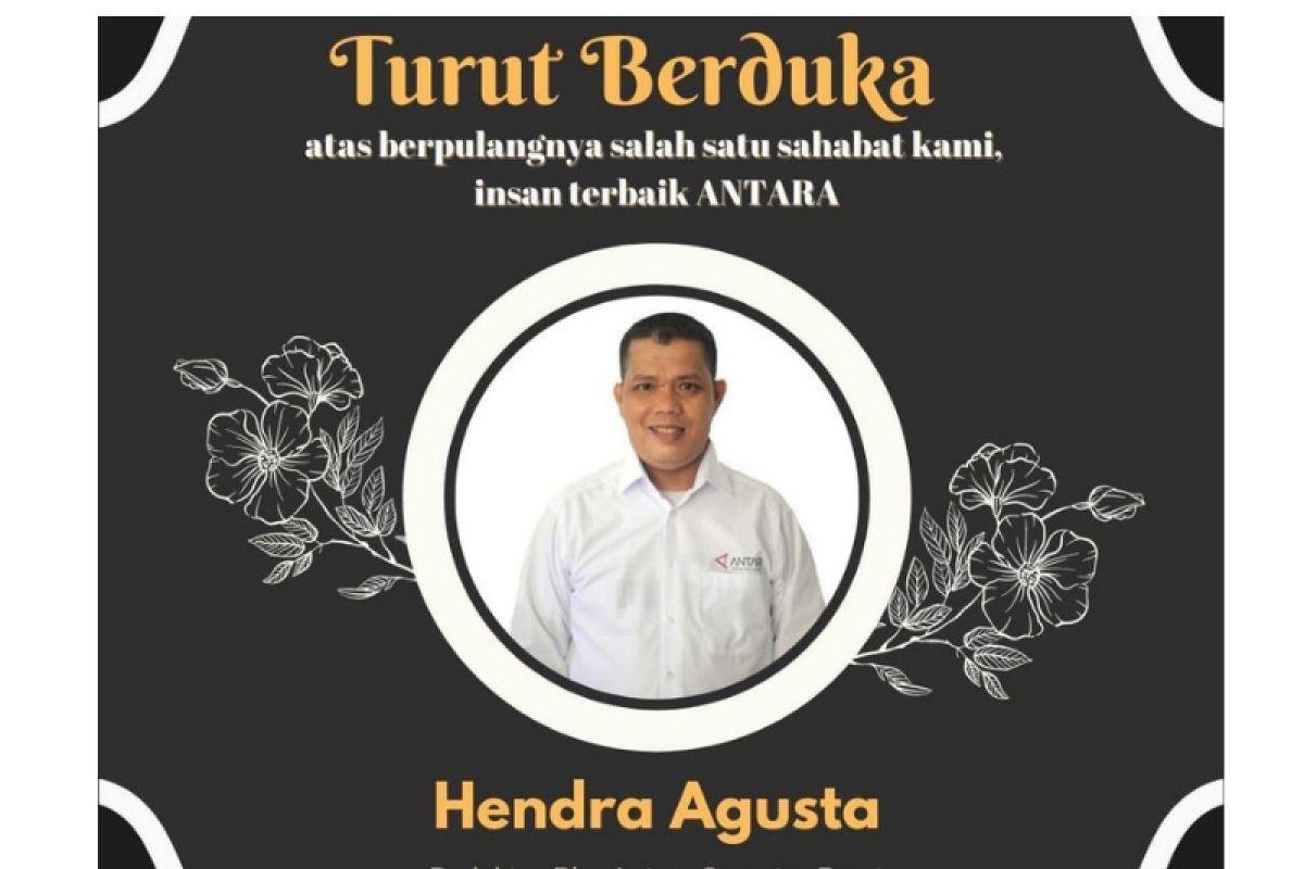 Selamat jalan Hendra Agusta, wartawan berdedikasi dari Padang