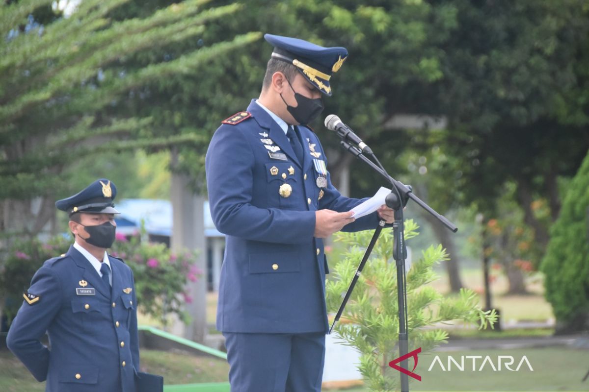 Lanud Maimun Saleh gelar upacara HUT ke 76 TNI AU