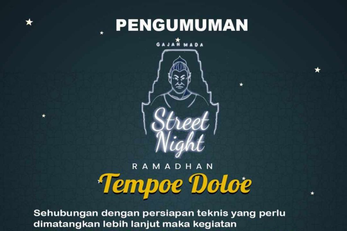 Festival Gajah Mada Street Night Sidoarjo Tempo Doeloe ditunda