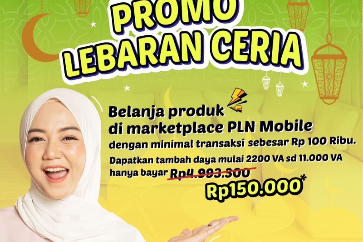 Belanja Rp100.000 di Marketplace PLN Mobile dapat diskon tambah daya