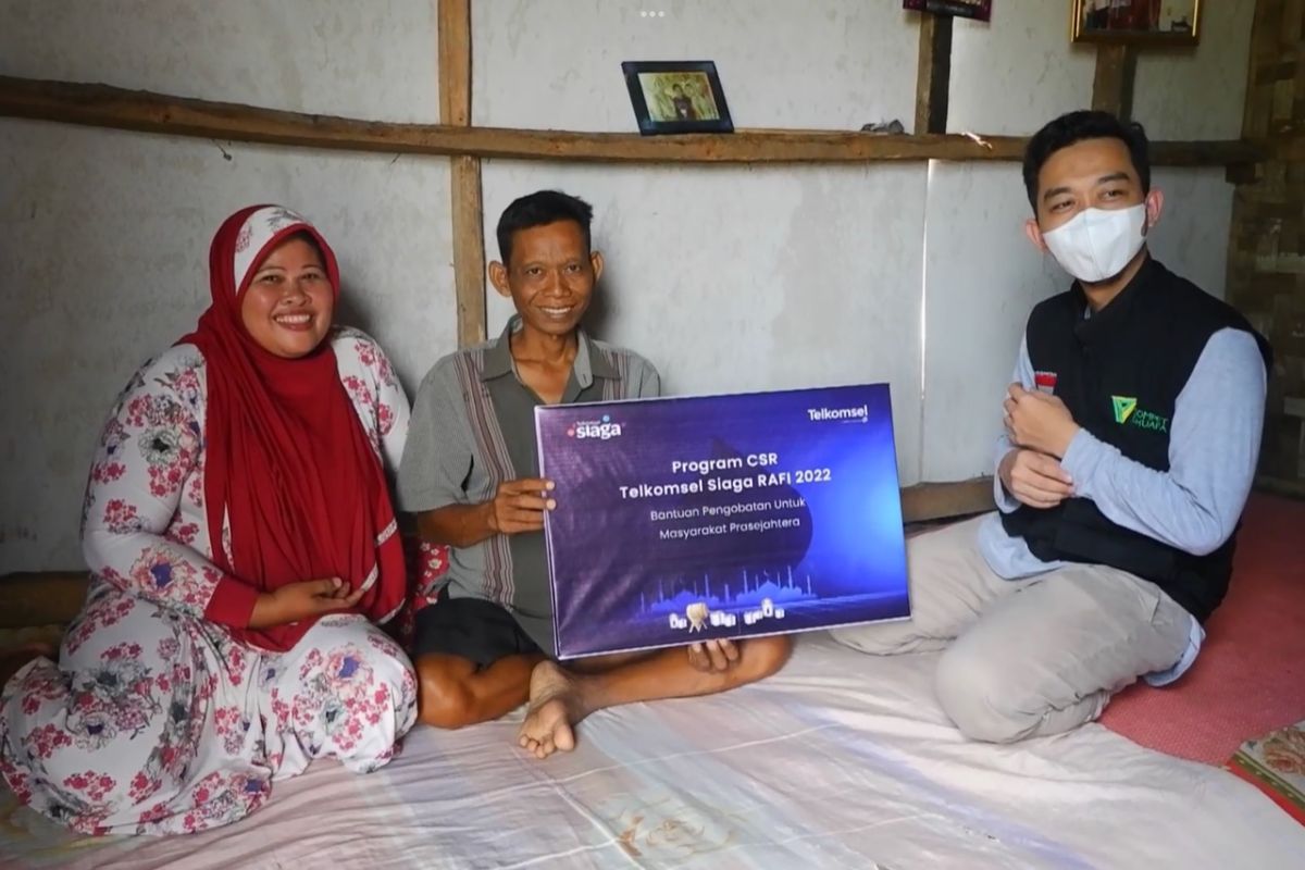 Dompet Dhuafa Lampung sebarkan berkah Ramadhan bersama Telkomsel Siaga RAFI 2022