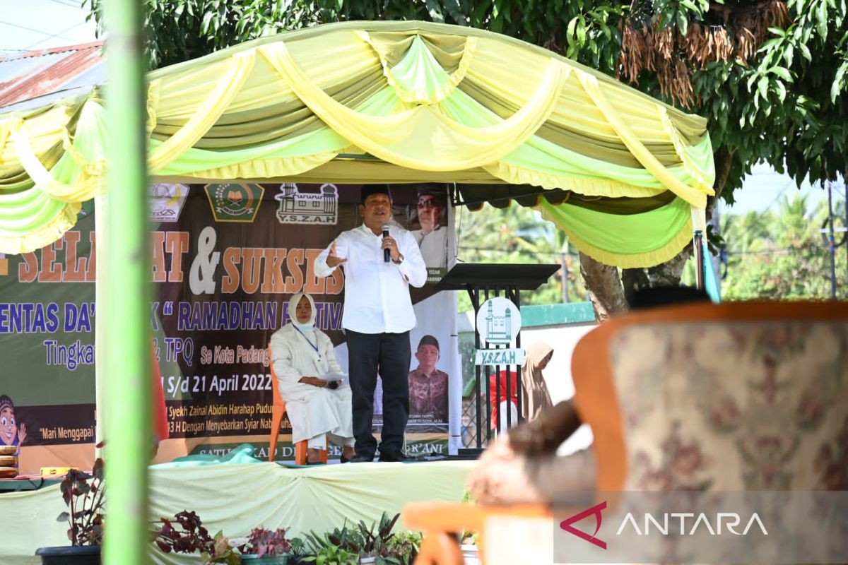 Wali Kota Padang Sidempuan buka pentas da'i cilik Ramadhan