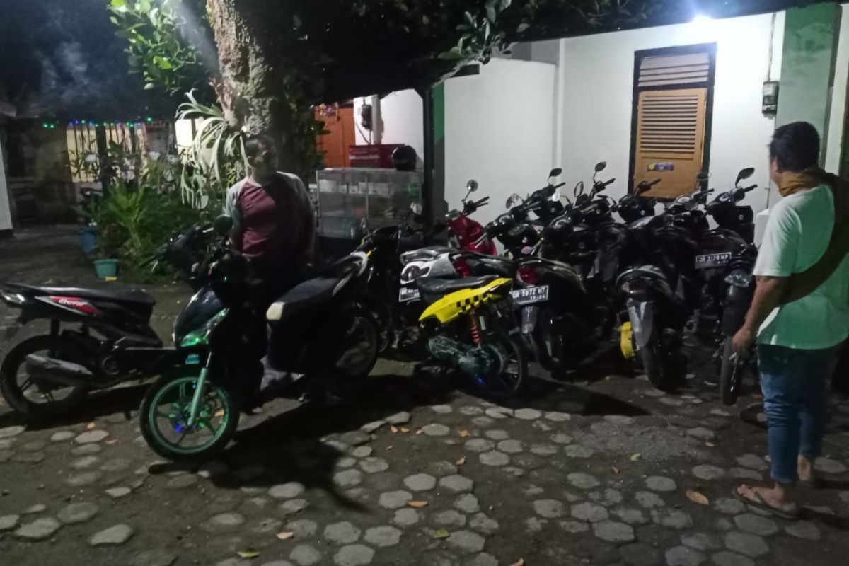 Polisi sita belasan motor balap liar di Lombok Tengah