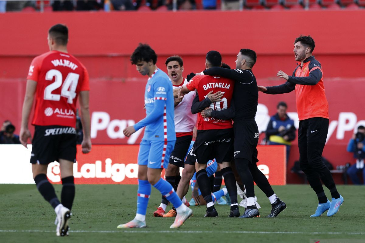 Liga Spanyol- Atletico Madrid telan kekalahan 0-1 di kandang Mallorca
